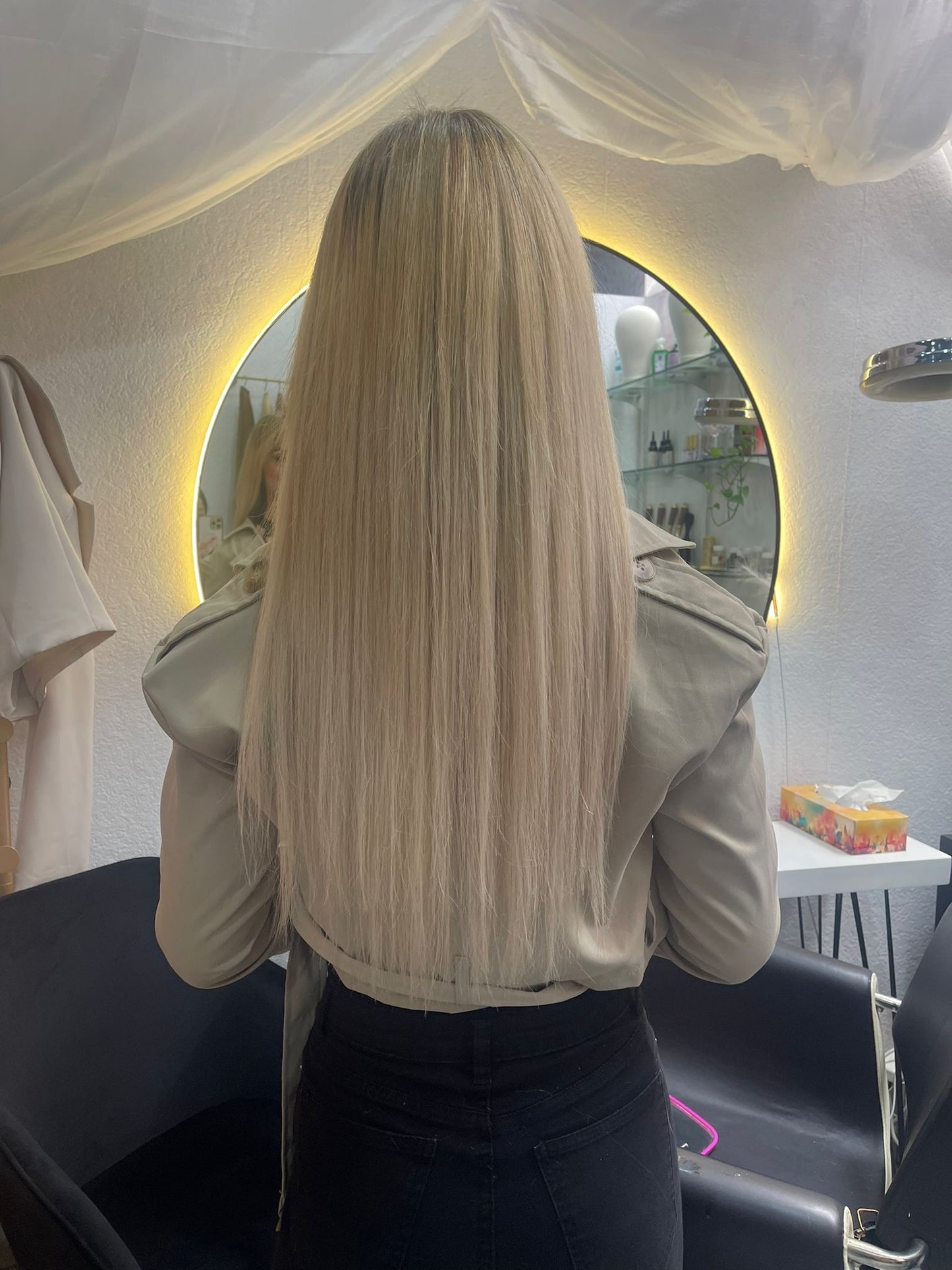 Capelli Remy Lisci Genius Weft 100 grammi